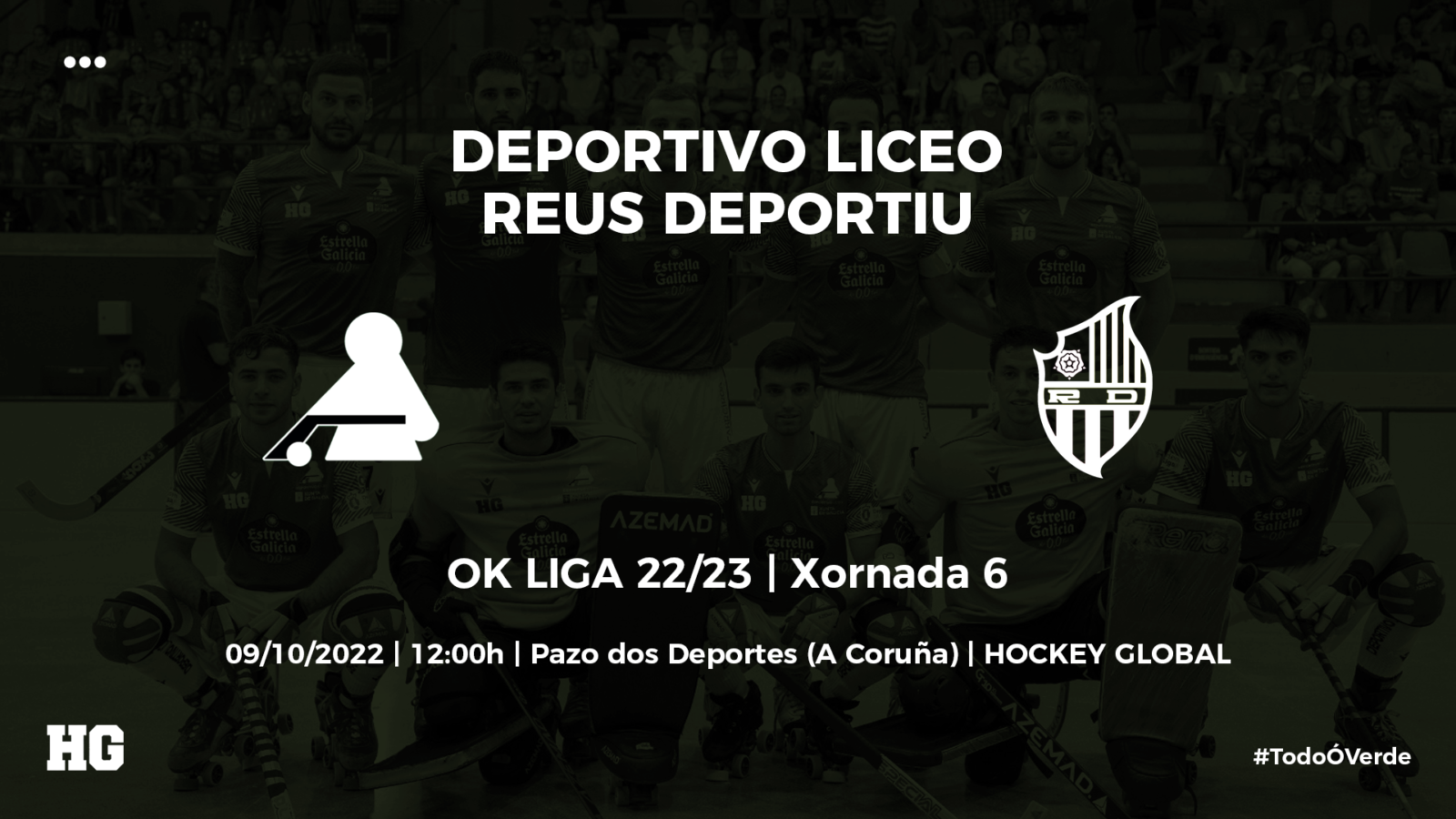 Entradas para o Deportivo Liceo-Reus Deportiu (OK Liga 22/23, xornada 6)