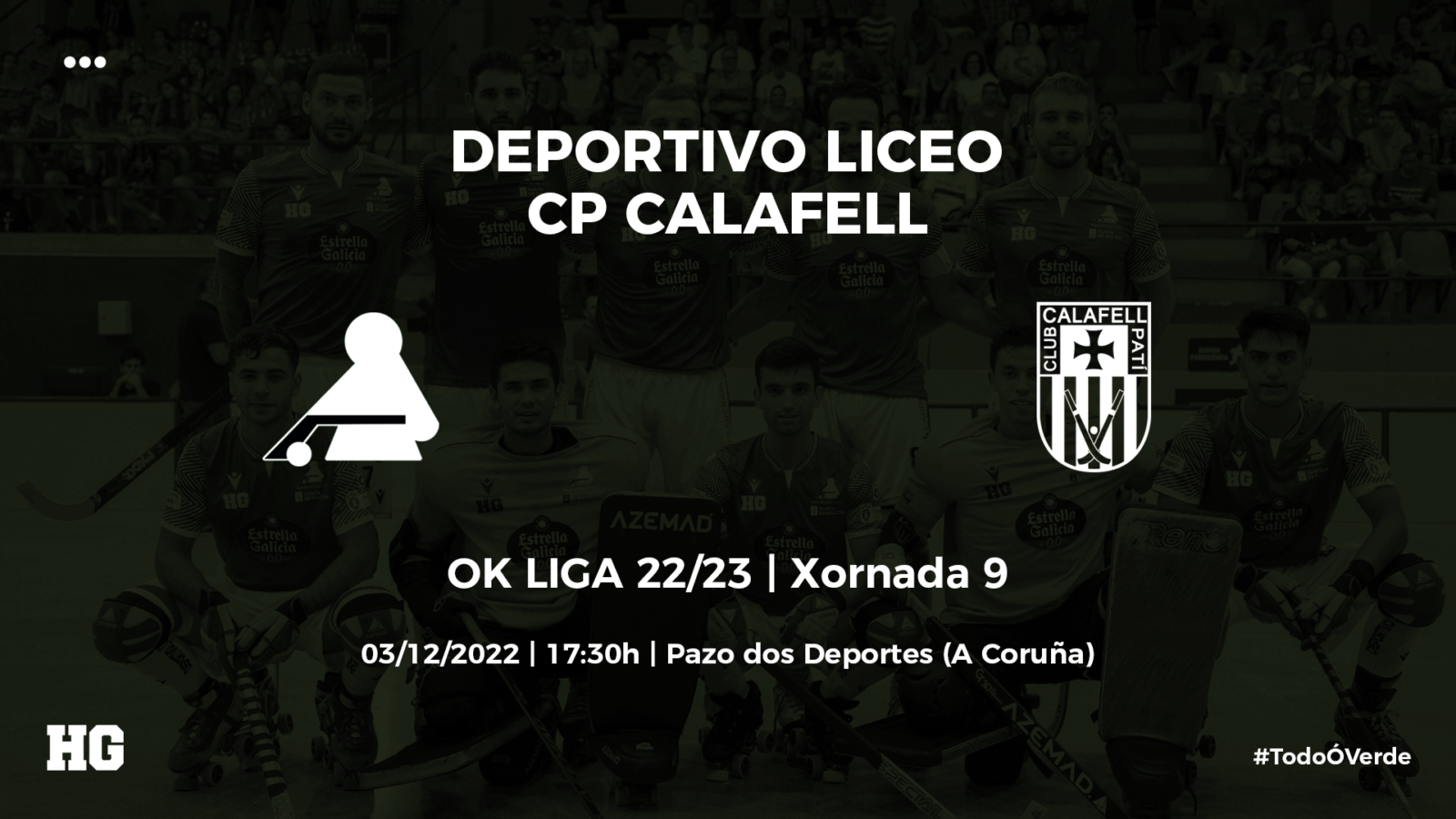 Entradas para o Deportivo Liceo-Calafell (OK Liga 22/23, xornada 9)