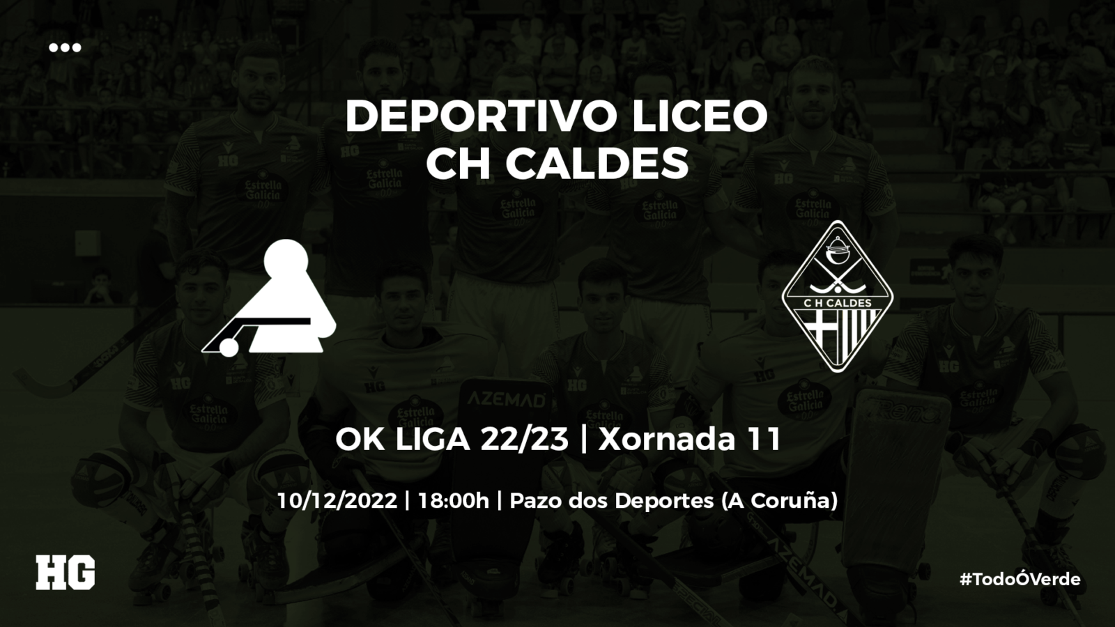 Entradas para o Deportivo Liceo-Caldes (OK Liga 22/23, xornada 11)