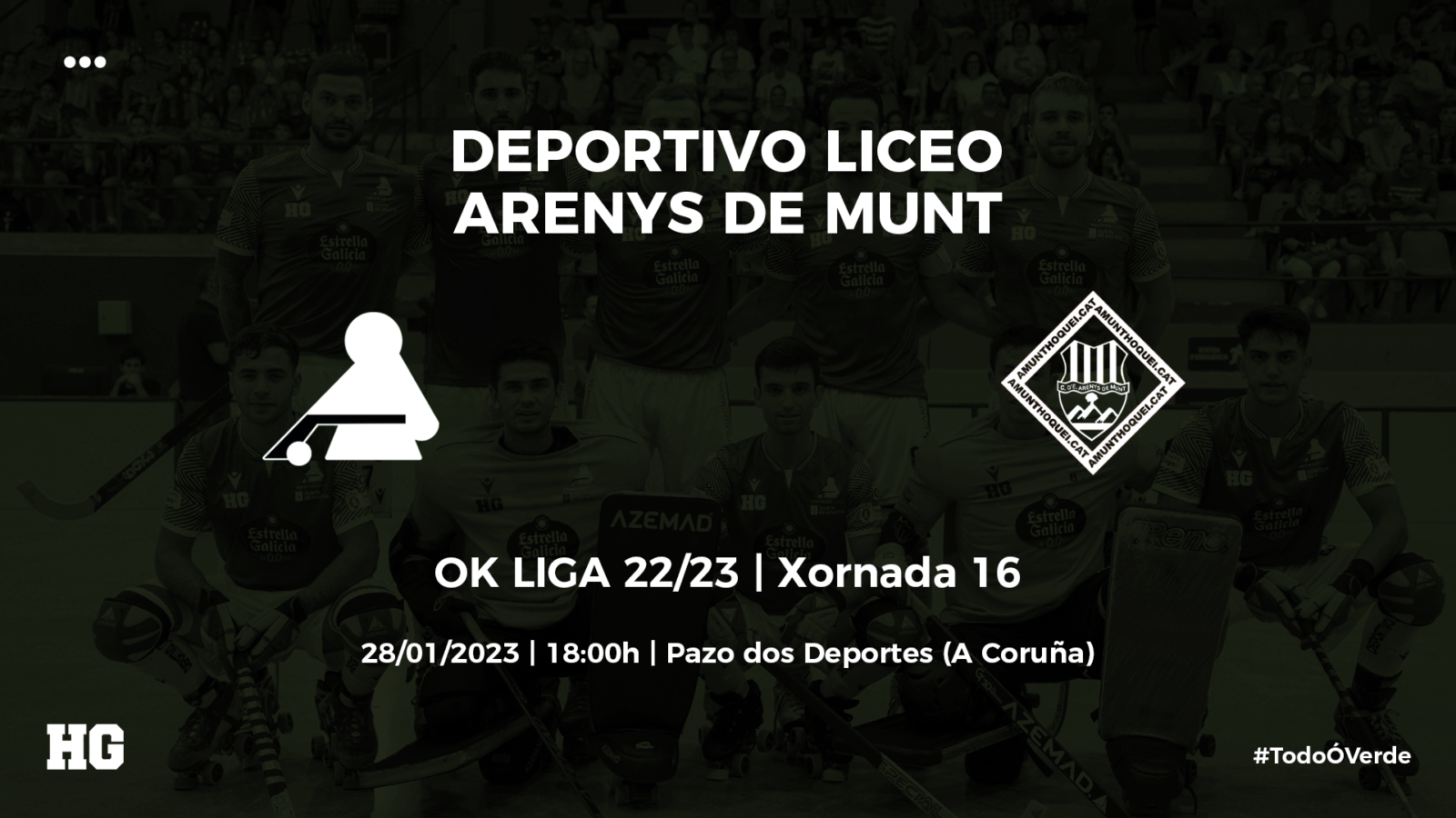 Entradas para o Deportivo Liceo-Arenys de Munt (OK Liga 22/23, xornada 16)