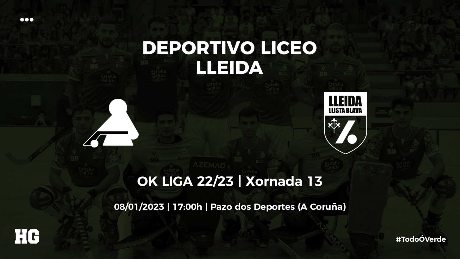 Entradas para o Deportivo Liceo-Lleida (OK Liga 22/23, xornada 13)