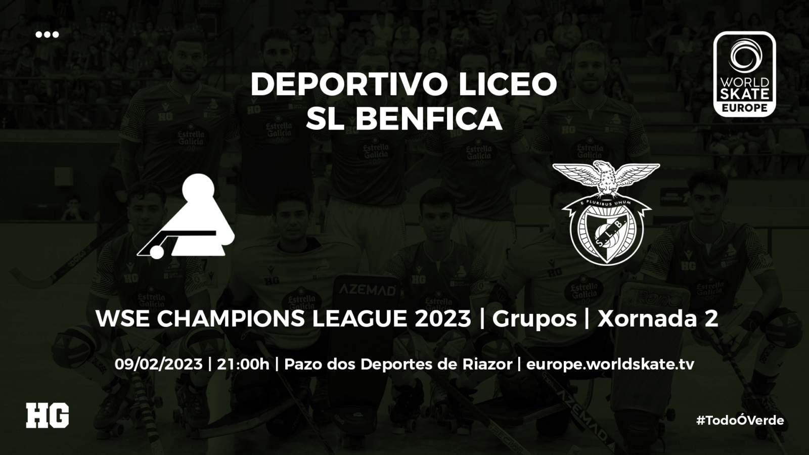 PREVIA WSE CHAMPIONS LEAGUE (J2) | Visita del Benfica