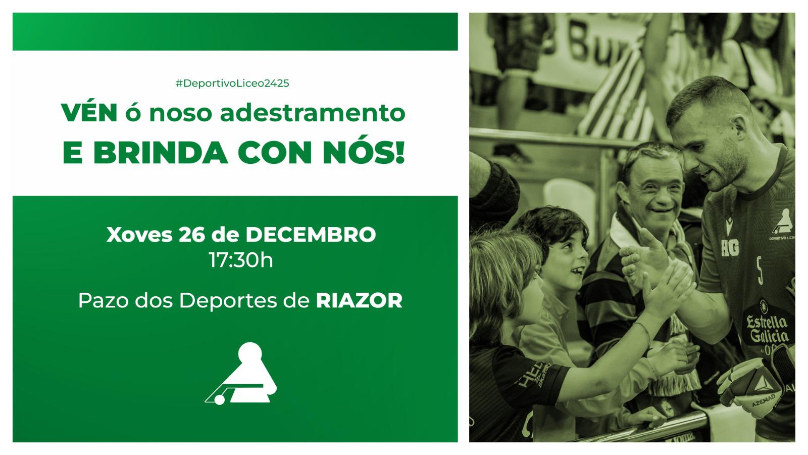 Vén ó noso adestramento e brinda con nós!