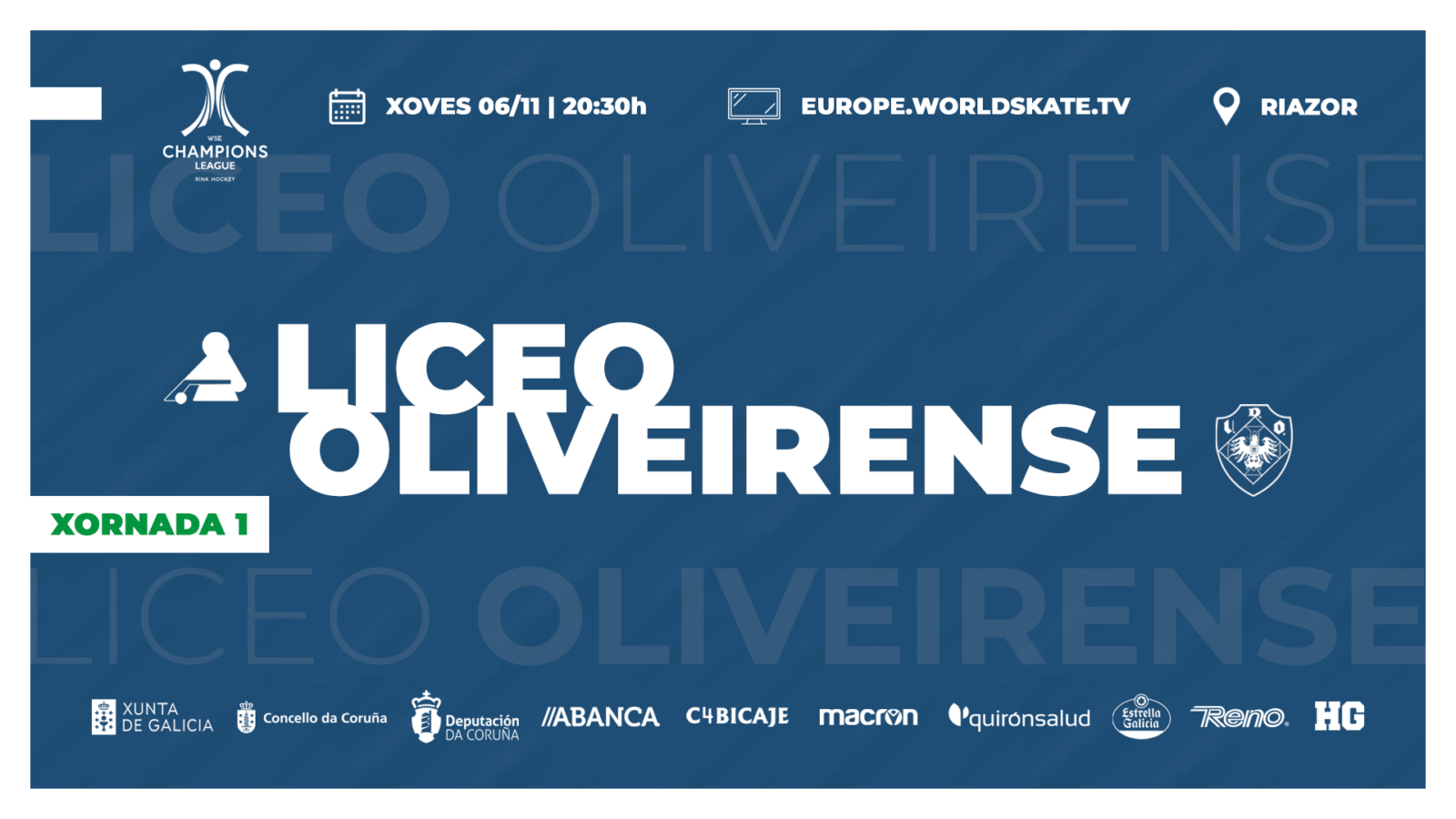 Ante el Oliveirense en Riazor para estrenar la Champions 25/26